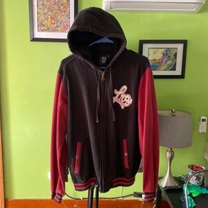 LRG Lifted Research Group zip up hoodie